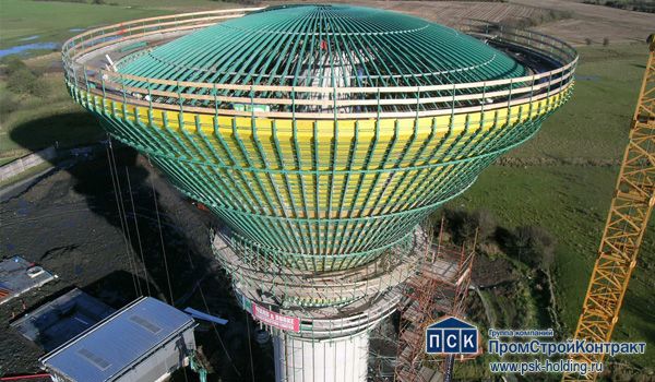 Опалубка для крыш сферических, конусообразных, колоколообразных, пирамидальных форм