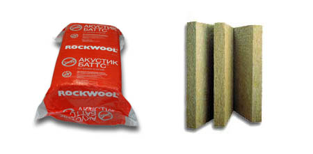 Плиты звукопоглощающие Rockwool АКУСТИК БАТТС