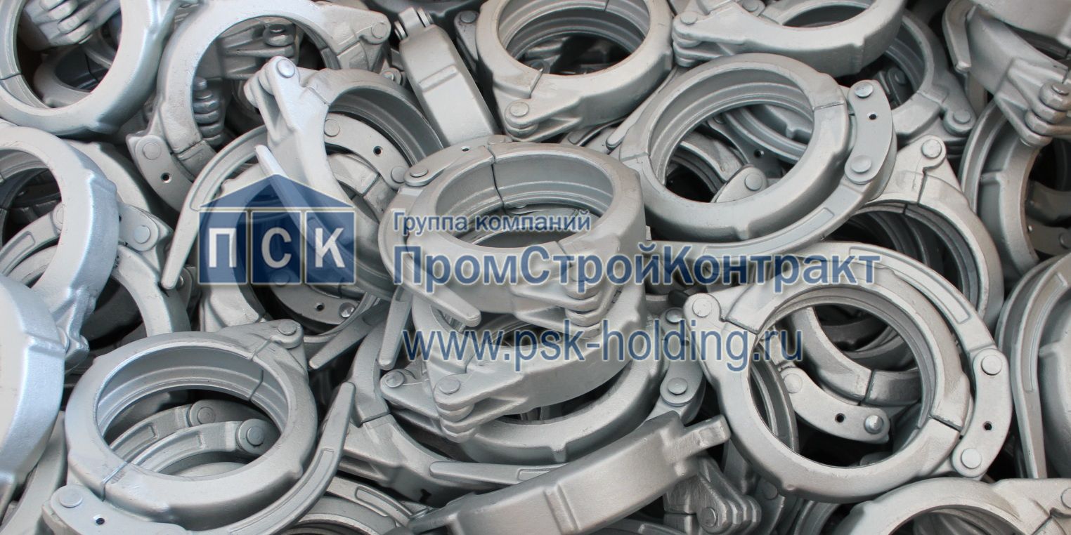 Замок бетоновода рычажный 125/5,5 (кованый)
